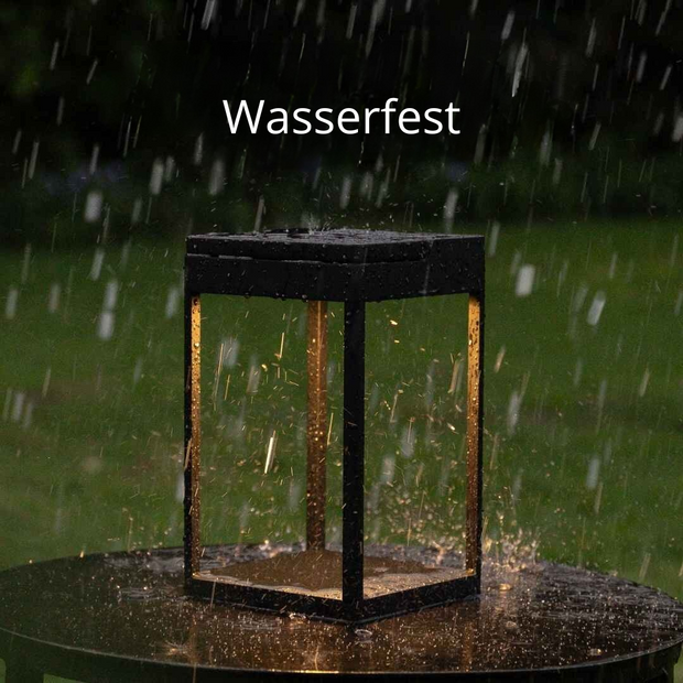 Solar Design Laterne für Außen | MARTHOVA Lunevra | Wetterfest & Modern