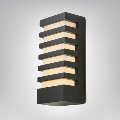Moderne LED Wandleuchte aus Aluminium für Innen und Außen