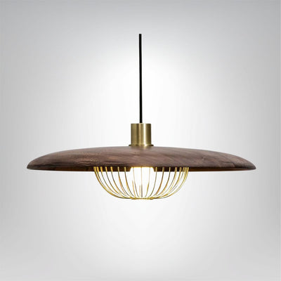 Skandinavische Pendelleuchte Holz Metall Esszimmer Wohnzimmer Modern