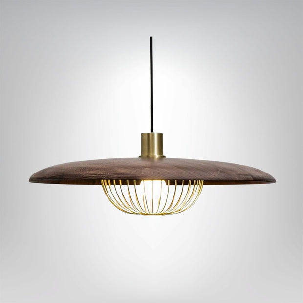 Skandinavische Pendelleuchte Holz Metall Esszimmer Wohnzimmer Modern