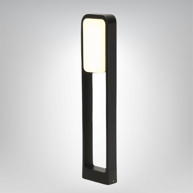 GlanzLicht LED Außenlampe wetterfest modern energieeffizient silber