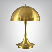 moderne led tischlampe mit touch dimmer pilz design usb aufladbar