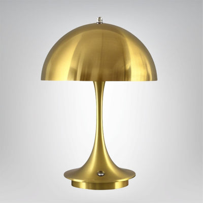 moderne led tischlampe mit touch dimmer pilz design usb aufladbar