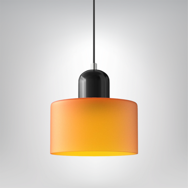 Glas-Pendelleuchte - LED, Glas/Metall, Max 12W, Druckknopfschalter, E27, CE/UL zertifiziert, moderne Eleganz Deckenlampen