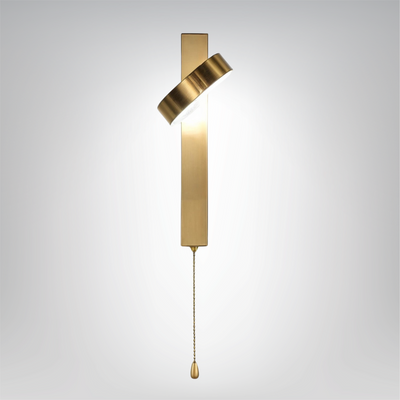 DrehLicht 350° Wandlampe, 9W LED, moderne Wandleuchte für Zuhause - Metall & Acryl, DC betrieben