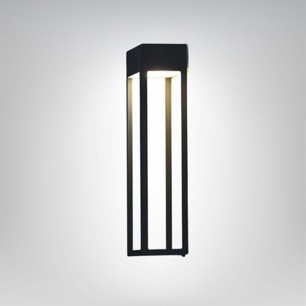 Solar Außenlampe LED schwarz modern wasserdicht für Garten und Terrasse