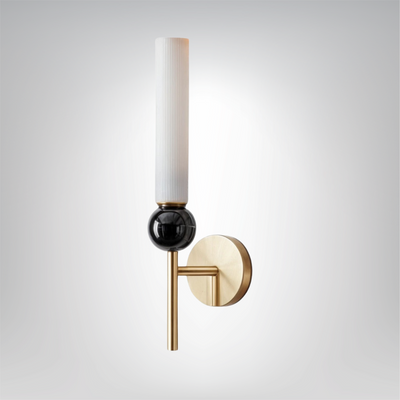 MarmoLux Wandlicht, Gold oder Schwarz, Kupfer & Marmor, G9 LED 5W 3000K, Moderner Stil