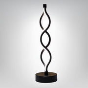 LichtAlva dimmbare LED Tischlampe aus Aluminium mit USB und modernem Design