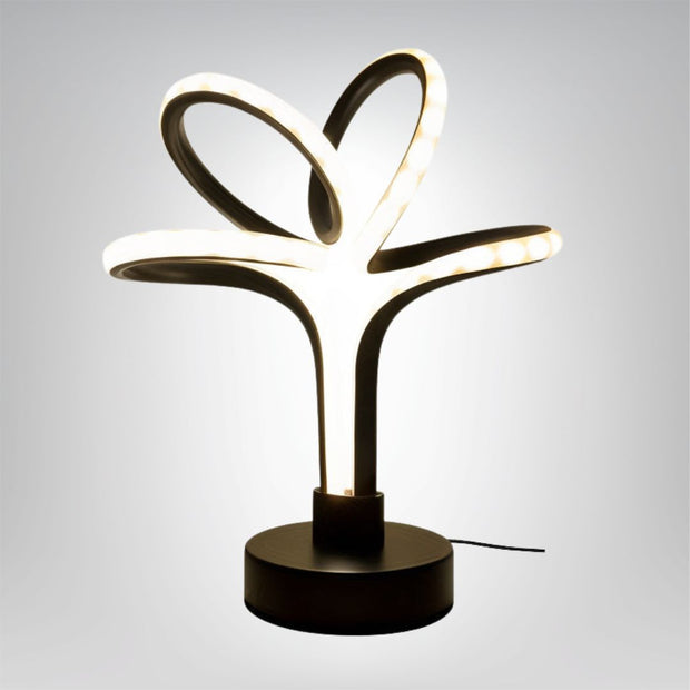 Skandinavische USB LED Tischlampe dimmbar für Wohnzimmer Büro Nachttisch