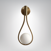 LichtLivi Wandleuchte Schwarz/Gold, G4 LED, Eisen+Glas, Up/Down Wandleuchten
