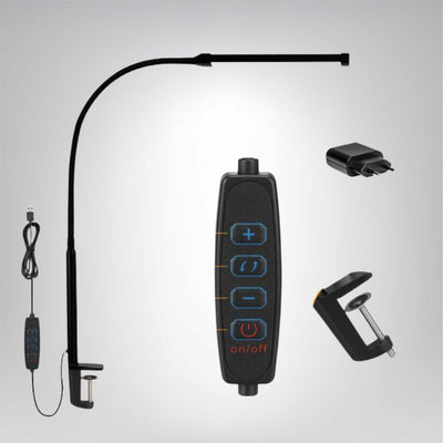 LED Schreibtischlampe dimmbar flexibel augenschonend modern USB