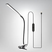 FlexiLumo LED Schreibtischlampe mit Schwanenhals und Klemme für Homeoffice und Studium