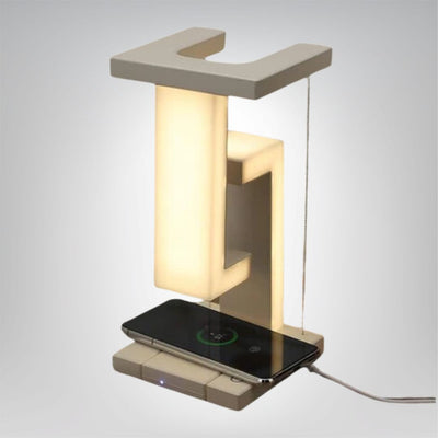 SchwebeLicht Aura moderne LED Tischlampe mit kabellosem Laden