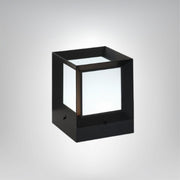 moderne außenlampe für einfahrt und garten wetterfest mit led