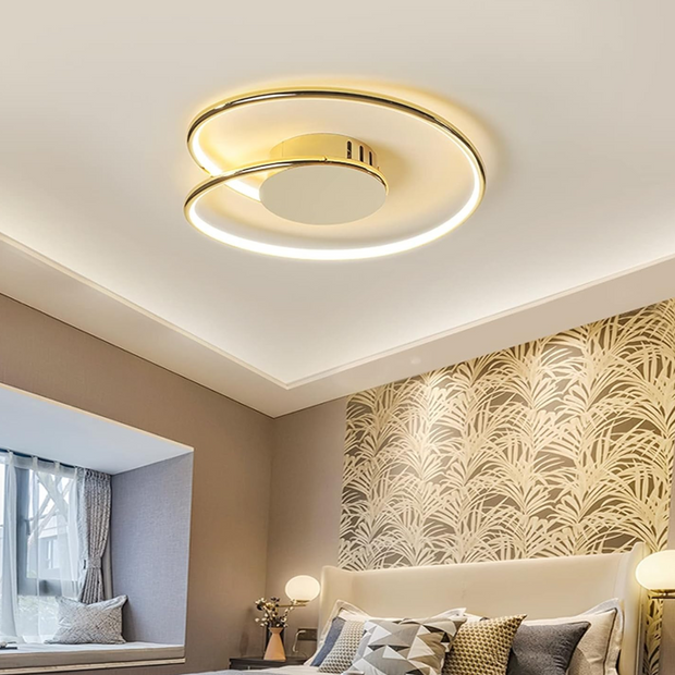 LichtGlamour LED Deckenlampe modern Schlafzimmer Wohnzimmer elegant dimmbar