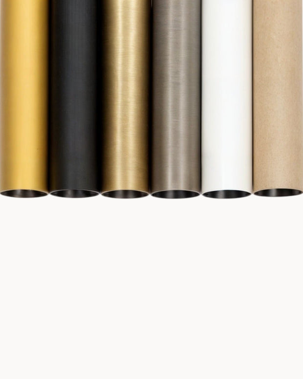ZyluLux Pendelleuchte, Matt Schwarz - Aluminium - Höhenverstellbar - Modern
