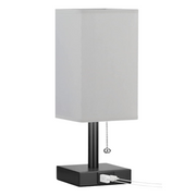 LumoLade dimmbare LED Tischlampe mit USB Ladeanschlüssen und 3 Farbtemperaturen