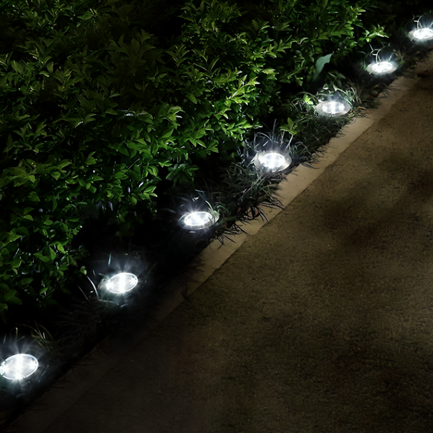 Solar Gartenleuchten wetterfest – LED Außenbeleuchtung Solarglanz im 2er-Set | Marthova