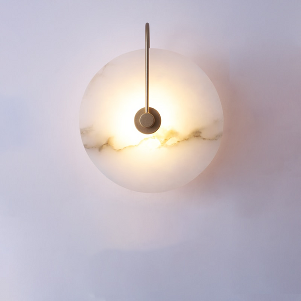 MarmorÉclat Wandlampe, LED, fest verdrahtet, umweltfreundliche Glühbirne