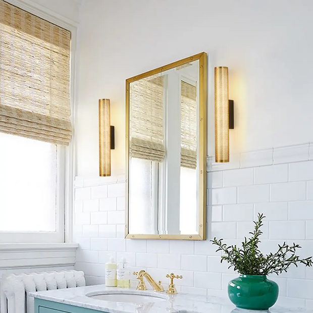 GoldÉlan Wandleuchte, Luxuriöse goldene Wandleuchte | LED, ART DECO Stil, 12W, verkabelt