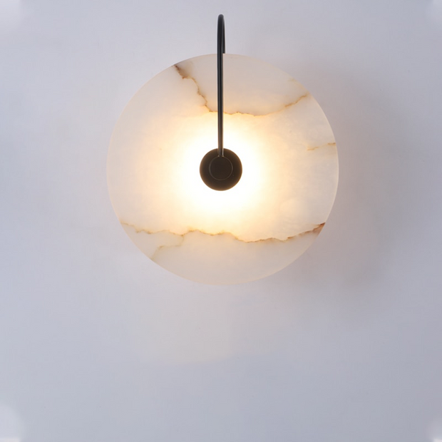 MarmorÉclat Wandlampe, LED, fest verdrahtet, umweltfreundliche Glühbirne