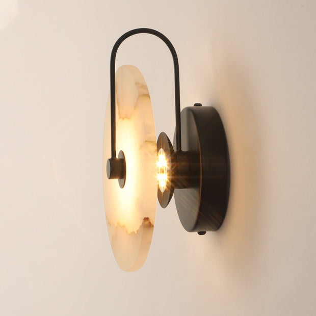 MarmorÉclat Wandlampe, LED, fest verdrahtet, umweltfreundliche Glühbirne