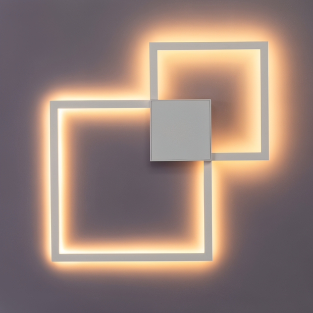 LichtKunst Aura LED Wandlampe modern energieeffizient für Wohnzimmer Schlafzimmer