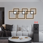 LichtKunst Aura LED Wandlampe modern energieeffizient für Wohnzimmer Schlafzimmer