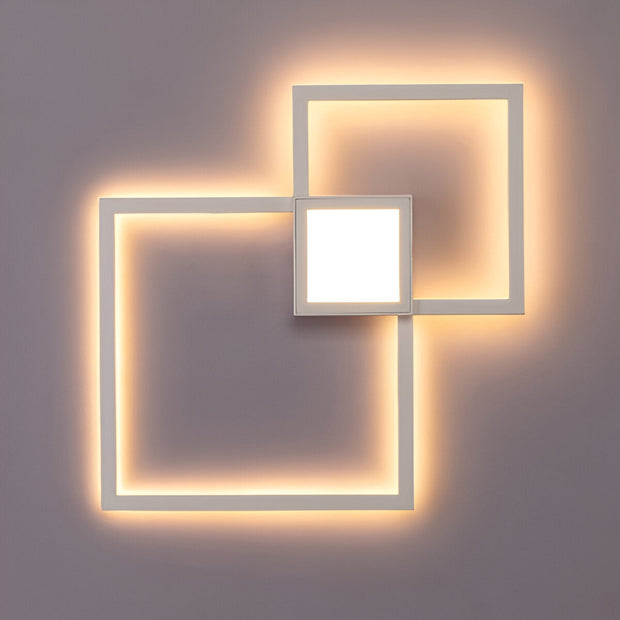 LichtKunst Aura LED Wandlampe modern energieeffizient für Wohnzimmer Schlafzimmer