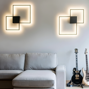LichtKunst Aura LED Wandlampe modern energieeffizient für Wohnzimmer Schlafzimmer