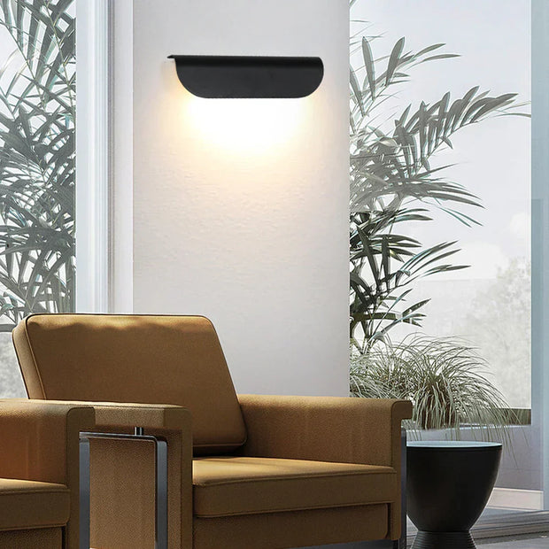 LichtWächter Gartenleuchte wetterfeste LED Außenlampe modern silber
