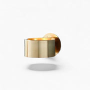 NoirAura Wandlicht, Moderne Wandleuchte, Eisen, Schwarz/Gold Finish, Auf-/Abwärtslicht, 90-260V