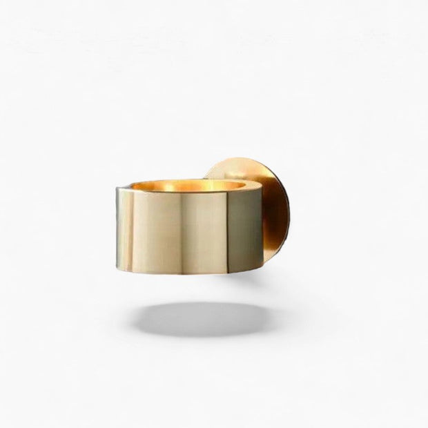 NoirAura Wandlicht, Moderne Wandleuchte, Eisen, Schwarz/Gold Finish, Auf-/Abwärtslicht, 90-260V