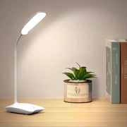 LED Nachttischlampe mit kabelloser Ladestation und dimmbarem Licht