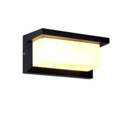 Wasserfeste LED Außenwandleuchte modern warmweiß IP65