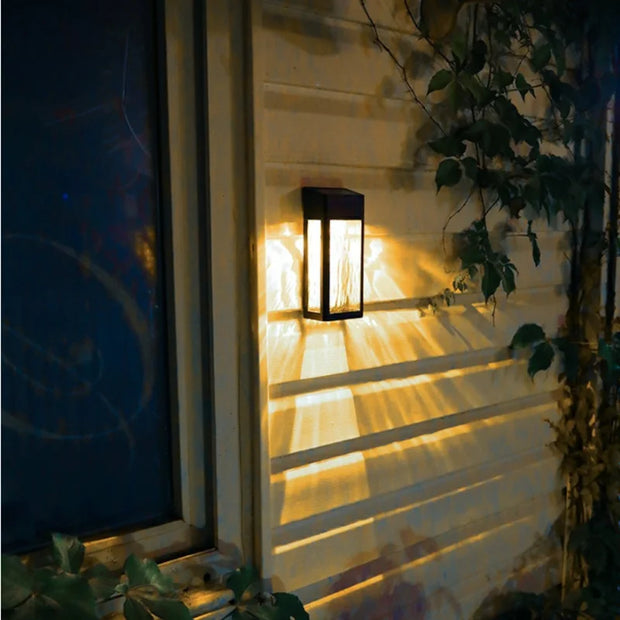 WandGlanz Solarlicht Außenlampen