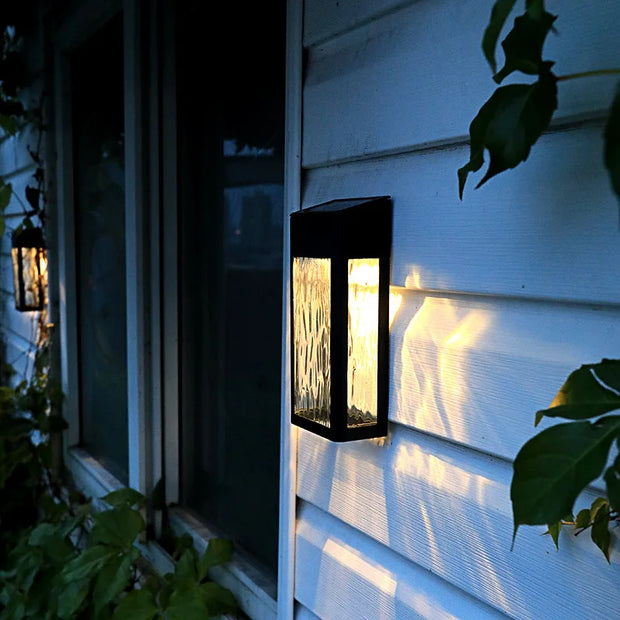 WandGlanz Solarlicht Außenlampen
