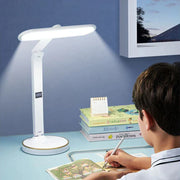 LED Tischlampe mit Uhr Modernes Design Energiesparend und Touch Steuerung