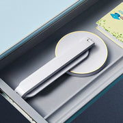 LED Tischlampe mit Uhr Modernes Design Energiesparend und Touch Steuerung