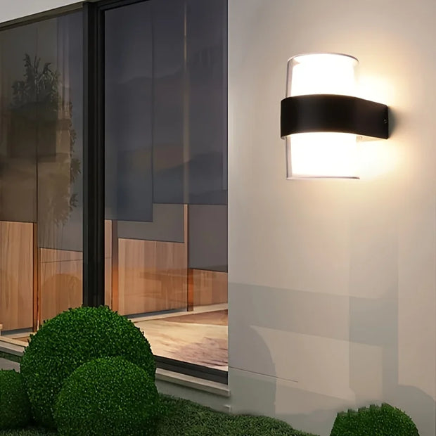 Wetterfeste moderne LED Außenleuchte für Garten Terrasse Einfahrt
