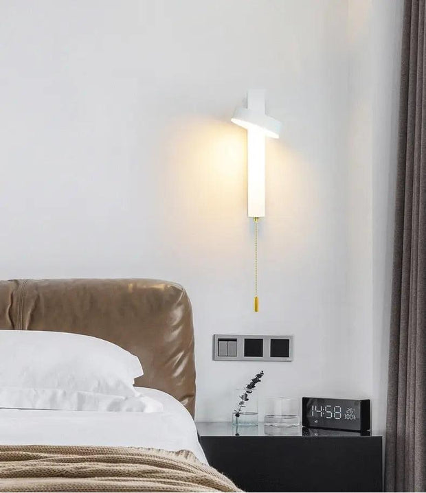 DrehLicht 350° Wandlampe, 9W LED, moderne Wandleuchte für Zuhause - Metall & Acryl, DC betrieben