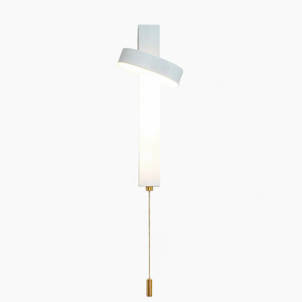 DrehLicht 350° Wandlampe, 9W LED, moderne Wandleuchte für Zuhause - Metall & Acryl, DC betrieben