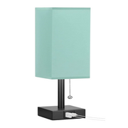 LumoLade dimmbare LED Tischlampe mit USB Ladeanschlüssen und 3 Farbtemperaturen