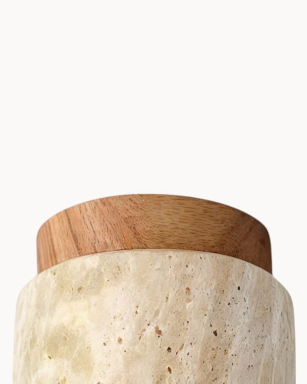 Deckenleuchte Holz Japanischer Wabi-Sabi Stil – Khaki – Retro Design Deckenlampen