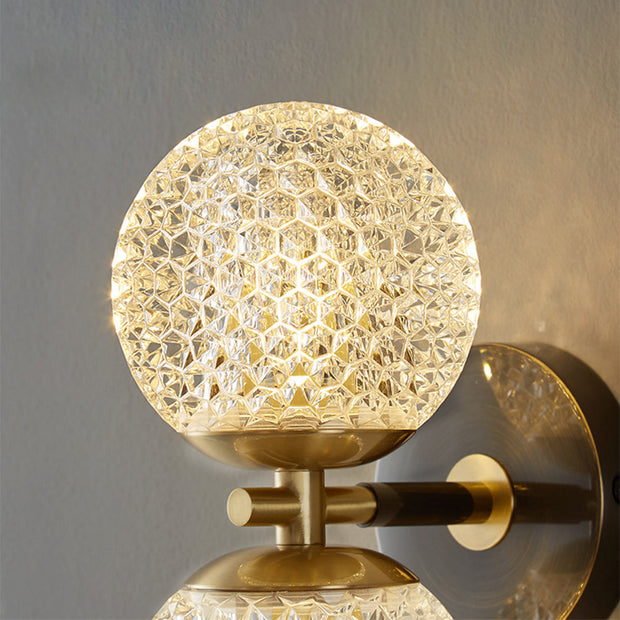 KupferGlanz Wandleuchte, G9 LED, warmes/kaltes Licht, RoHS-zertifiziert