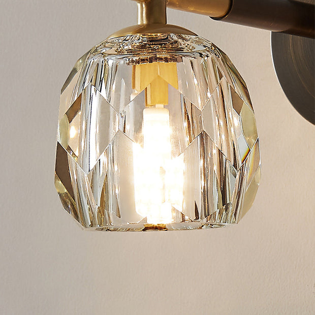 KupferGlanz Wandleuchte, G9 LED, warmes/kaltes Licht, RoHS-zertifiziert