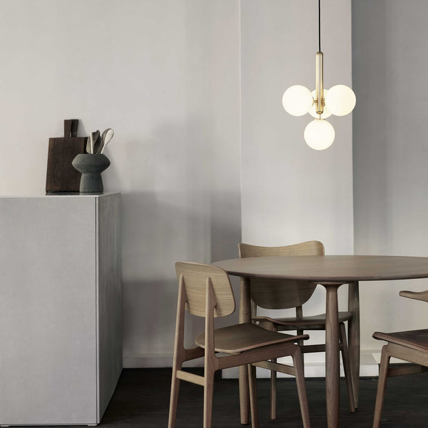 Glas Pendelleuchte modern klar Glaslampe für Esszimmer Küche Flur