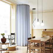 Glas Pendelleuchte modern klar Glaslampe für Esszimmer Küche Flur