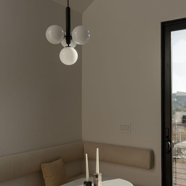 Glas Pendelleuchte modern klar Glaslampe für Esszimmer Küche Flur