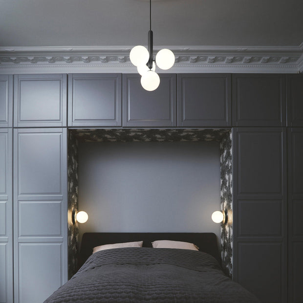 Glas Pendelleuchte modern klar Glaslampe für Esszimmer Küche Flur